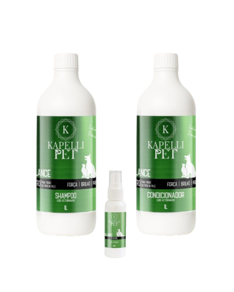 Shampoo e Condicionador 1L + Perfume 60ml (BALANCE)