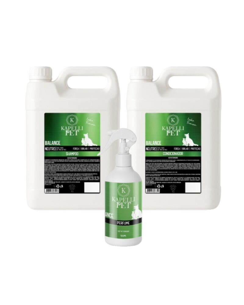 Shampoo e Condicionador 5L + Perfume 500ml (BALANCE)