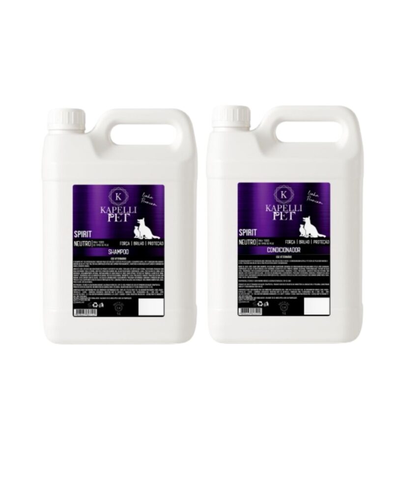 Kit kapelli Shampoo e Condicionador 5L (SPIRIT)
